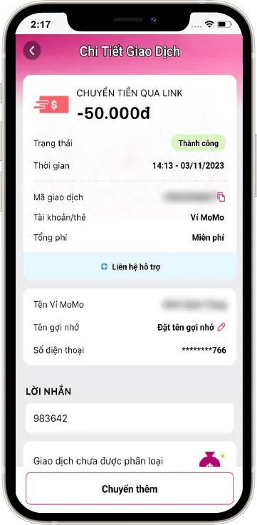 BƯỚC 3 : LẤY HÓA ĐƠN CHI TIẾT